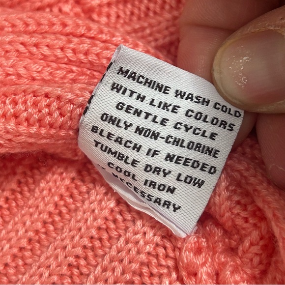 525 America Coral Ribbed Twist Shrug Sweater NWT - Picture 12 of 13